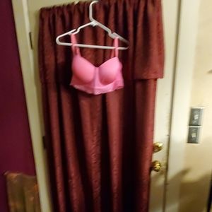 5 hook 40D pink lace bra